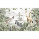 Kinder Fotobehang jungle dieren op Afmeting - Ms Tiff