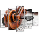 Lærredstryk 5 dele, noder for violin
