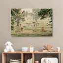 Plakat drewniany do pokoju dziecięcego Kikki Belle - Leśna zabawa