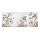 Panel ścienny do kuchni Tropikalna idylla z niebieskim kolibrem - Bloomery Decor