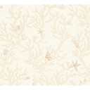 Versace tapet Fleecetapet Les Etoiles de la Mer tapet maritim beige, guld, creme