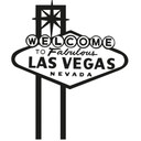 Sticker mural - Vegas Panneau