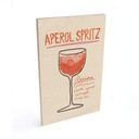 Plakat drewniany Koktajl Fritsch - Aperol Spritz