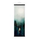 Obraz tkaniny SpaceFrog Designs - Mglisty las - Panorama