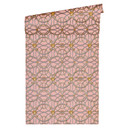 Versace fleecetapet La Scala del Palazzo geometrisk sølv, guld, pink