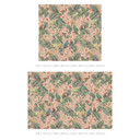 Różowa fototapeta z papugami - miejska dżungla - Bloomery Decor