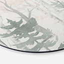 Tableau en alu-Dibond Kvilis - Dans la forêt - Rond