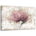 Canvasbillede, Abstrakte blomster Shabby Chic