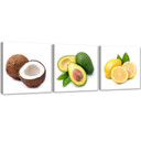 3 stykke lærredstryk, Naturfrugter