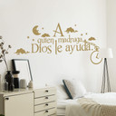 Wandtattoo A quien madruga dios le ayuda