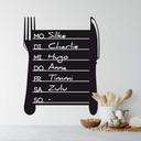 Tafelfolie Wochenplaner 4 - 50x65 cm