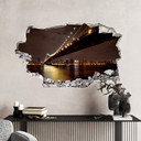 3D Wallsticker Manhattan Bridge om natten