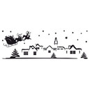 Wallsticker Jule Landskab