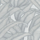 Tapeta z winoroślą, tapeta z liśćmi Fashion for Walls 4 by Guido Maria Kretschmer silver