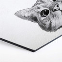 Hexagon - Alu-Dibond Graves - Sneaky Cat