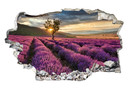 3D Wallsticker lavendelblomst i Provence