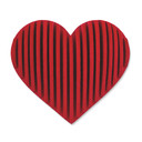 Decoro in feltro 3D Cuore - 35x31 cm