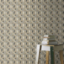 Rasch non-woven tapet, tapetdesign indisk stil dueblå