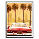 Plakat Butterworth - zabytkowy samochód w Los Angeles