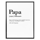 Poster Grammatik - Papa