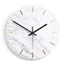 Horloge murale en verre - Marbre 04