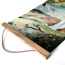 Textil poster Gungor i naturoasen - Goed Blauw