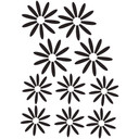 Wallsticker Blomster sæt 15