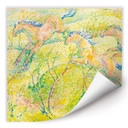 Muurprints Marc - Springende Paarden