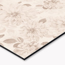 Stænkplade til køkken Dahliaer Shabby Chic Beige - Bloomery Decor