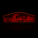 Décoration LED - Paysage de Noël