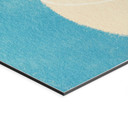 Wanddecoratie Zomercocktail bij het zwembad - Rivers - Alu-Dibond