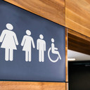 Sticker mural Symboles de toilettes