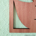 Wood Art Mahogany - Zestaw tropikalnych liści