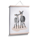 Plakat Goed Blauw - Fawns