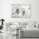 Canvasbillede, Blomster i hvid Shabby Chic
