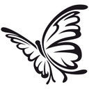 Sticker mural - Papillon 5