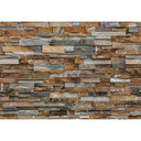 Fotobehang Papierbehang Colorful Stone Wall - 366x254 cm