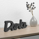 MDF bogstaver - Danke