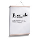 Poster Grammatik - Freunde