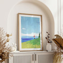 Plakat Bjergeng med udsigt - Rivers