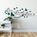 Wallsticker Live every Moment… 2 (2-farvet)