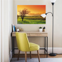Poster autocollant - W - Paysage de Vignes