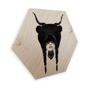 Hexagone - Bois placage de bouleau Ireland - Bear Warrior