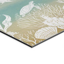 Billede af undervandsverdenens paradis - Ombre - Kikki Belle – print på aluminium (Alu-Dibond)