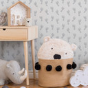 A.S. Création Little Stars Papier peint enfant - argent, Blanc