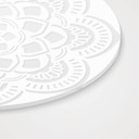Akrylbillede, vinduesbillede til ophængning Geometrisk Mandala Ornament - Rund