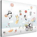 Canvasbillede, Farverige ballondyr