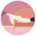Papier peint Maddies Mood - Jota de jai - Rond