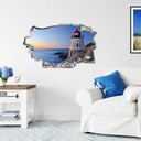 3D Wallsticker med havudsigt