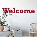 Sticker mural - Welcome 2